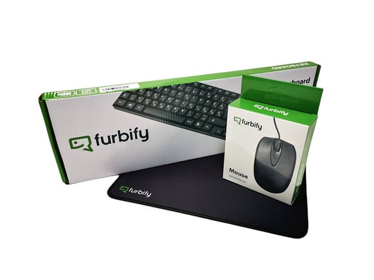 Furbify Billentyűzet és Egér, USB Kábel, Magyar Kiosztás + Egéralátét Keyboard and mouse set - 2260019 #1