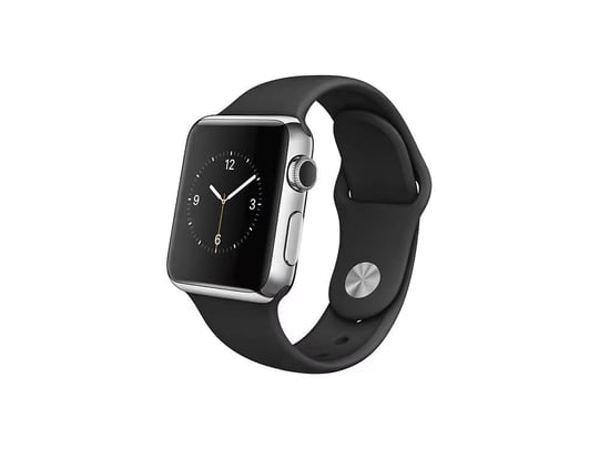 Apple Watch Series 38mm (1st gen) Stainless Steel Case Black Sport Band (A1553) - 2350024 #1