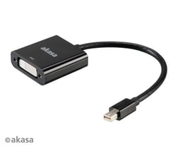 AKASA adapter mini DP na DVI - 20 cm