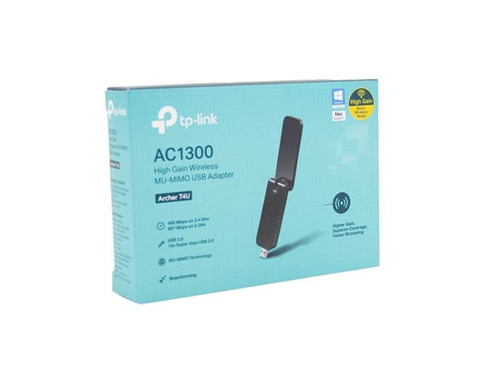 TP-Link Archer TU4 AC1300 High Gain Wireless MU-MIMO USB Adapter - 2020024 #1