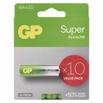 GP Alkaline Battery Super SUPER AA (LR6) - 10pcs