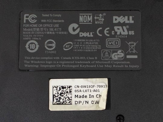 Dell EU SK-8175 Billentyűzet - 1380157 (használt termék) #3