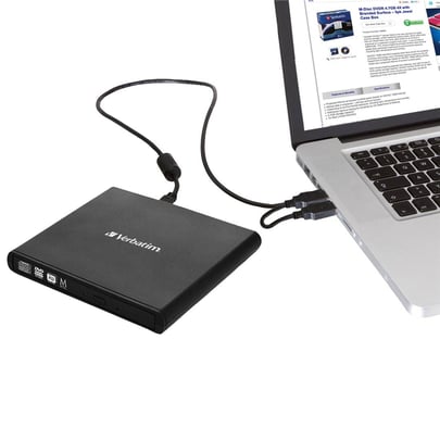 Verbatim Verbatim USB External DVD-RW Slimline - 2660001 #3