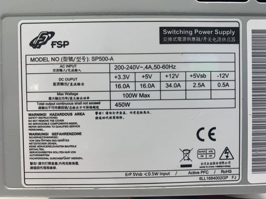 FSP/Fortron SP500-A, bulk, 450W - 1650016 #2