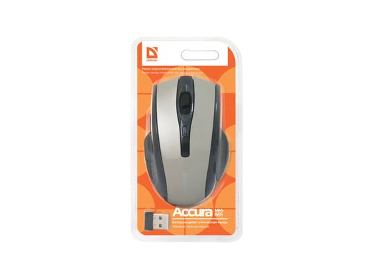 Defender Accura MM-665, 1600DPI, Wireless, Grey - 1460088 #3