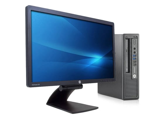 HP EliteDesk 800 G1 USDT (GOLD) + 23" HP EliteDisplay E231 Monitor (Quality  Silver) Komplett PC - 2070507 | furbify