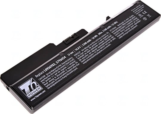 T6 POWER Lenovo IdeaPad G460, G465, G470, G475, G560, G565, G570, G575, 5200mAh, 56Wh, 6cell - 2080214 #2