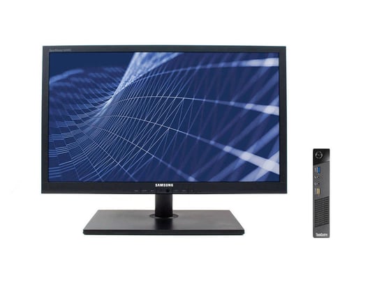 Lenovo ThinkCentre M93p Tiny (GOLD) + 24" Samsung SyncMaster S24A650S Monitor (Quality Silver) - 2070474 #1