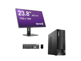 Lenovo ThinkCentre Neo 50s Gen 4 with Keyboard (US-JAP) and Mouse BOXED + Monitor TERRA 2456W PV