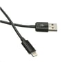 C-Tech USB 2.0 Lightning (IP5) Sync and Charge cable, 1m, Black - 1110076 thumb #1
