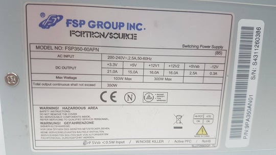 FSP/Fortron FSP350-60APN 350W ATX - 1650046 #2