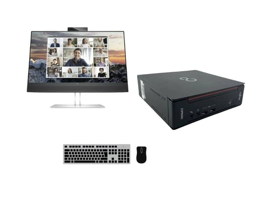 Fujitsu Esprimo Q558 USFF + HP E24m G4 USB-C Conferencing Monitor 23,8" - 2070807 #1