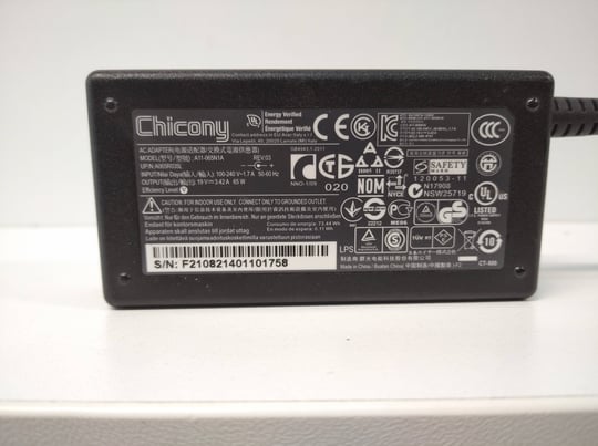 Chicony for Acer Aspire 65W 5,5 x 1,7mm, 19V Power adapter - 1640278 (použitý produkt) #2