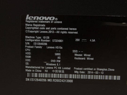 Lenovo H515s Desktop - 1609092 #5