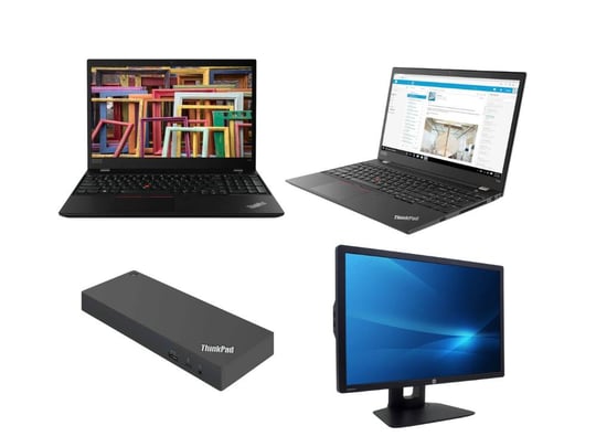 Lenovo ThinkPad T590 + Docking station Lenovo ThinkPad Thunderbolt 3 Workstation Dock Gen 2 40AN + Monitor HP Z24i 24" - 15227825 #1