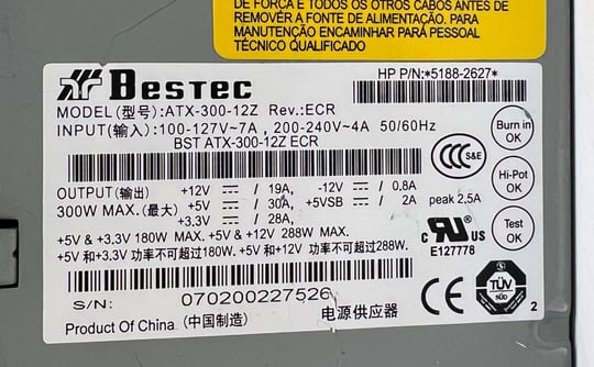 Bestec BST ATX-300-12Z ECR - 300W - 1650131 #2