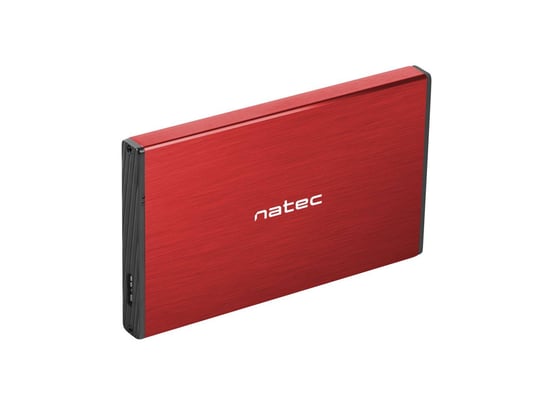 Natec External Box for HDD 2,5" USB 3.0 Rhino Go, Red, NKZ-1279 HDD adapter - 2210013 #1