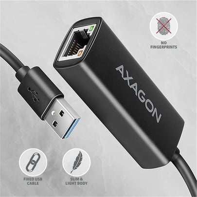 AXAGON ADE-AR, USB-A 3.2 Gen 1, Gigabit Ethernet, Realtek 8153, Auto Instal - 2240003 #4