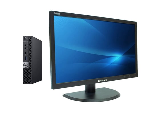 Dell OptiPlex 7070 Micro BOXED (Keyboard,Mouse) + 22" Lenovo ThinkVision LT2252p Monitor (Quality Silver) - 2070351 #1