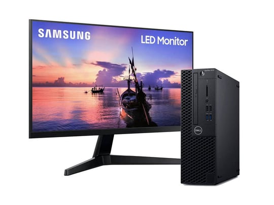 Dell OptiPlex 3070 SFF + 27" Samsung T35F FullHD IPS 75Hz Monitor (Quality New) - 2070391 #1