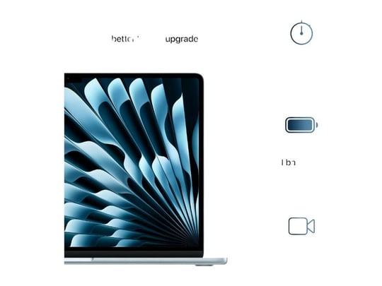 Apple MacBook Air 15" A3241 2025 Sky Blue (24GB) (512GB) - 15228669 #10