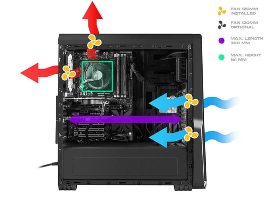 Furbify GAMER PC "Play" i7-4960X + Zotac GTX 1050 2GB - 1605353 #5