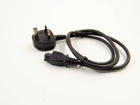 Replacement UK Plug to 3 Pin Power Cable M/F 1m
