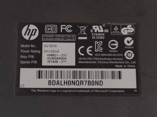 HP EU KU-0316 - 1380123 #3