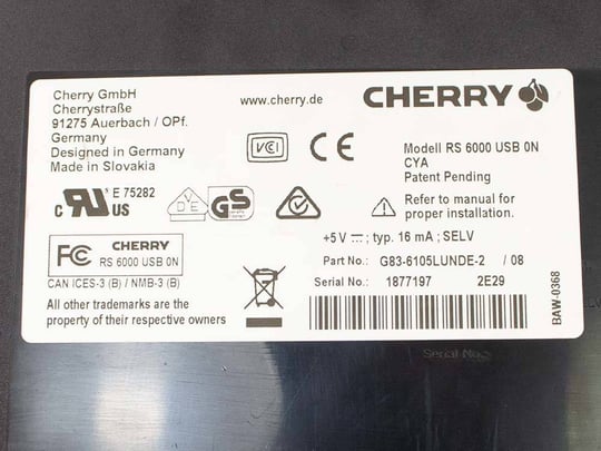 Cherry EU RS 6000 - 1380156 #3