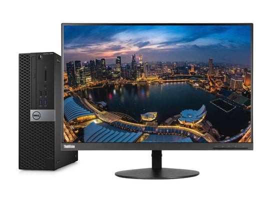 Dell OptiPlex 3040 SFF + 24" Lenovo ThinkVision T24d-10 IPS Monitor - 2070605 #1