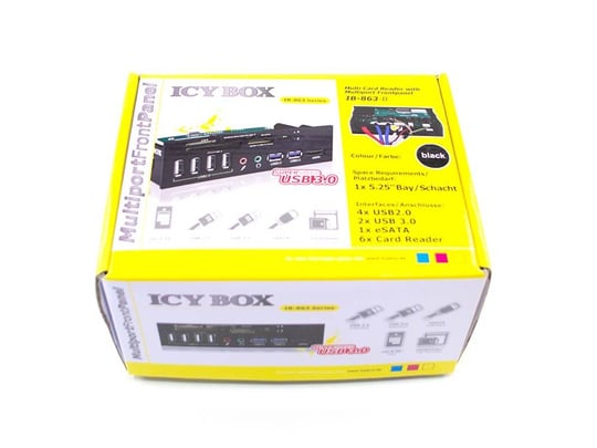 Replacement Icy Box Multiport  Front Panel IB-863 5.25" - 1610040 #1