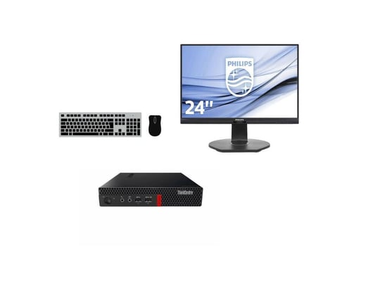 Lenovo ThinkCentre M910q Tiny + Monitor Philips Brilliance 241B7Q - 2070828 #1