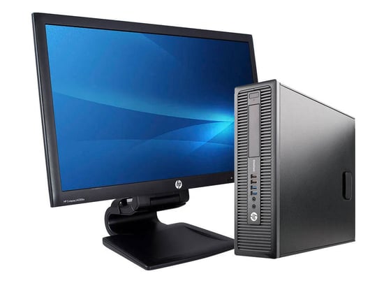 HP EliteDesk 800 G1 SFF + 23" HP Compaq LA2306x Monitor (Quality Silver) - 2070478 #1