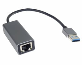 PremiumCord Adapter USB3.0 LAN RJ45 ETHERNET (10 100 1000 MBIT) Aluminium (USB to LAN)