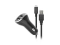 Steelplay Car Charger with 2 USB Ports + 2m Charge Cable - 1420107 thumb #1