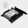 AXAGON RHD-P35, metal frame for 2x 2.5" HDD/SSD and 1x 3.5" HDD in PCI blank - 1610093 thumb #1