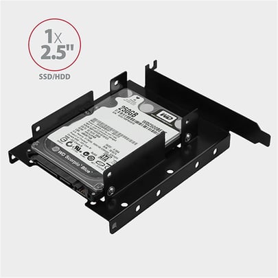 AXAGON RHD-P35, metal frame for 2x 2.5" HDD/SSD and 1x 3.5" HDD in PCI blank - 1610093 #2