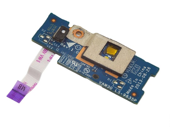 Dell for Latitude E5440, Power Button Board With Cable (PN: ‎LS-9835P) - 2630161 #1