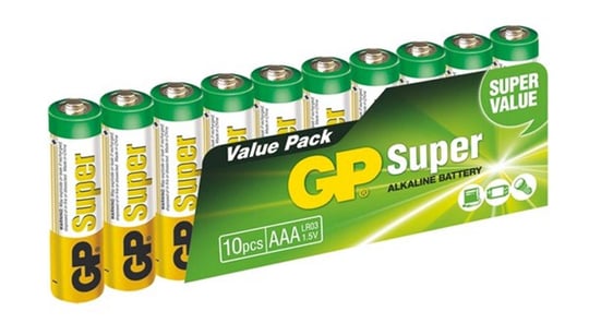 GP Super Alkaline Battery AAA (LR03) - 10pcs - 1010013 #1