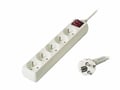PremiumCord Extension Cable with 5 Socket, 230V, 10m, Switch - 2640007 thumb #1
