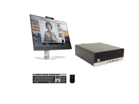 HP ProDesk 600 G4 SFF + Monitor HP E24m G4 USB-C Conferencing Monitor 23,8"