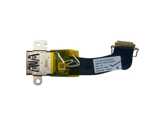 Lenovo for ThinkPad X1 Carbon 6th Gen, USB Board With Cable (PN: DC02C00C810, SC10Q59870) - 2630489 #1