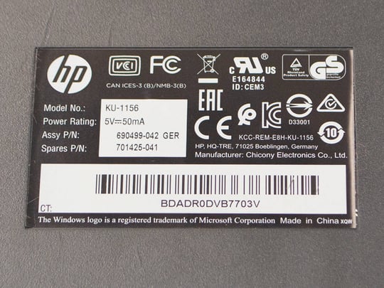 HP EU KU-1156 - 1380109 #3