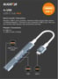 Aligator Hub USB-C   4x USB - 2000018 thumb #4