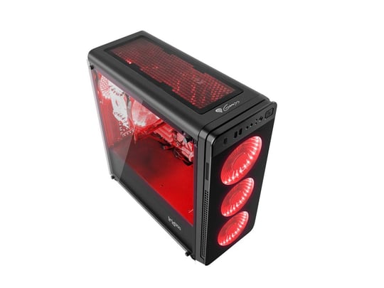 Genesis IRID 300 RED MIDI (USB 3.0), 4 Fan , Illuminating Red Light - 1170032 #4