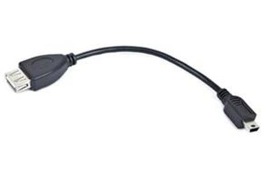 Gembird Kabel USB AF/mini BM, OTG, 15cm pro tab., tel. (OTG Mini USB to USB) - 1050012 #1