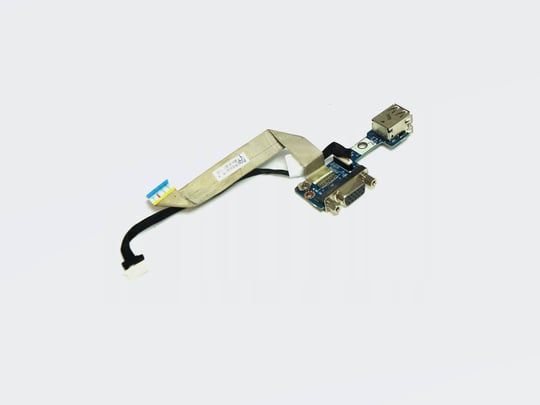 HP for EliteBook 8540p, USB, VGA Board With Cable (PN: 595782-001) - 2630037 #1