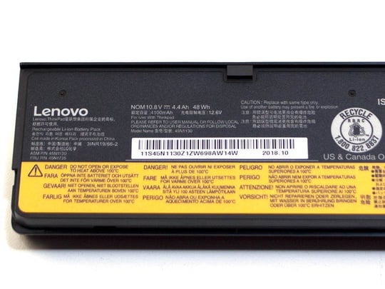 Lenovo ThinkPad x240, x250, T440, T450, T460, T550, T560, L450,  L460, L470 Laptop akkumulátor - 2080245 #4