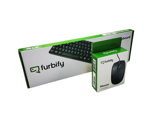 Furbify Klávesnica a Myš, USB Drôtové, SK-CZ Rozloženie Keyboard and mouse  set - 2260018 | furbify