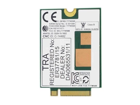 Snapdragon X5, LT4120, T77W595, 4G/LTE for EliteBook 840 G3 (PN: 796927-001) - 1430010 #1